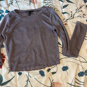 Forever 21 Long Sleeve Crop